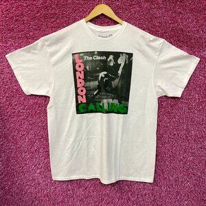 The Clash London Calling Album Cover Post Punk Band Tee extra large